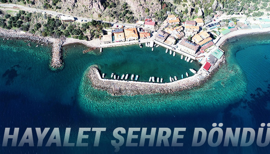 Otomobil girişi yasak Her yer boşaltıldı... Assos Antik Kenti hayalet şehre döndü