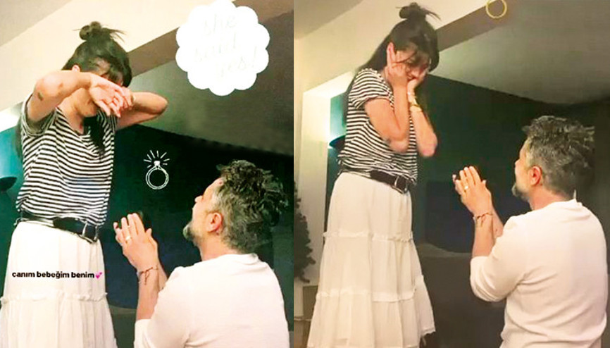 Gözyaşları içinde ‘evet’ dedi