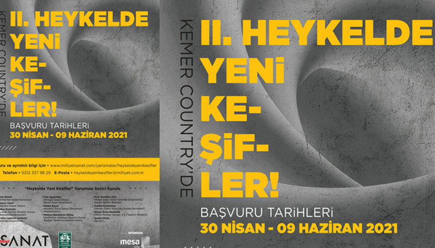 2. Heykelde Yeni Keşifler yarışmasına başvurular başladı