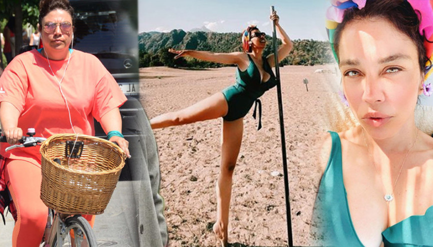 58 kilo veren Yeşim Ceren Bozoğlundan mayolu paylaşım... Eski halinden eser yok