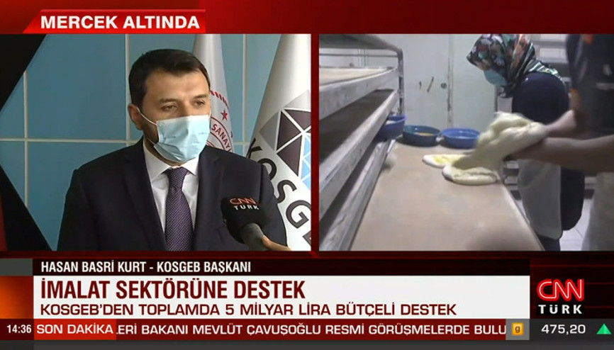 KOSGEB Başkanı CNN Türkte anlattı Destekler haziranda, ödemeler 3 yıl sonra...