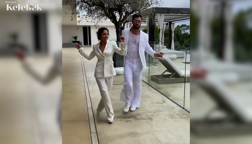 Ünlü çiftin sosyal medya takipçileri çok kıskandı