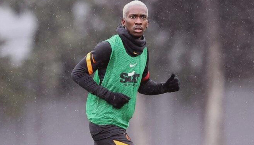 Galatasarayda Beşiktaş derbisi öncesi Onyekuru sevinci