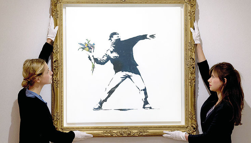 Banksy’nin eseri Bitcoin’le satılacak