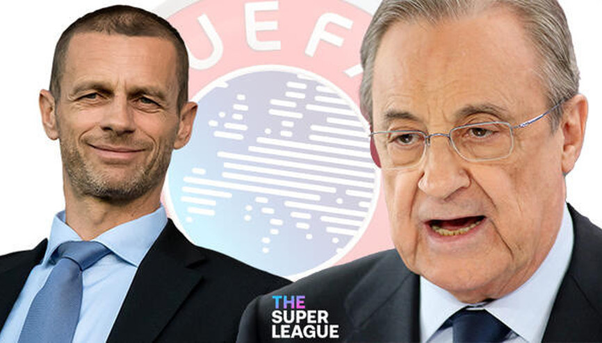 Son dakika: Avrupa Süper Ligine katılan takımlara men cezası yolda UEFA...