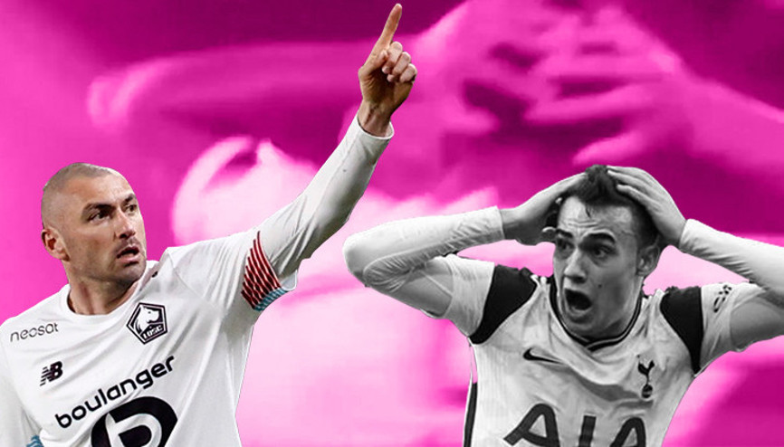 Son Dakika: Burak Yılmaz attı, Jonathan David inanamadı Akıllara Erik Lamelanın rabonası ve Reguilonun tepkisi geldi...