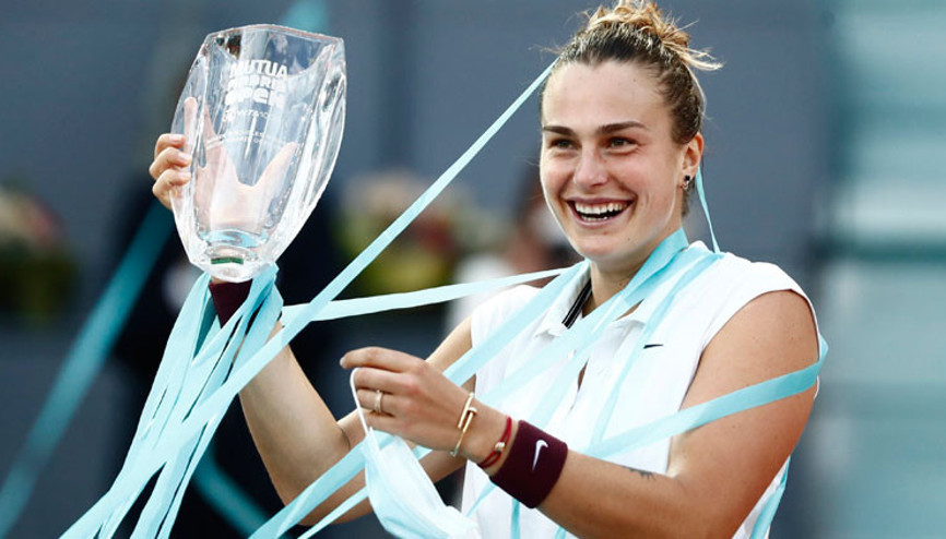 Madrid Açık tek kadınlarda şampiyon Sabalenka