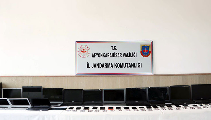 Afyonkarahisarda sanal dolandırıcılık çetesi operasyonunda çok sayıda tutuklama