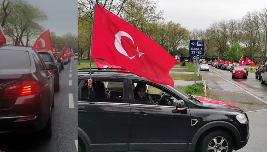 Almanya’da Türkler, polis şiddetini protesto etti