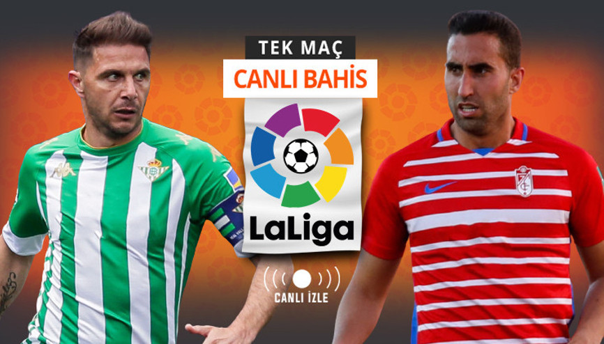 Granadada 3 eksik, artı 4 de şüpheli Real Betisin galibiyetine verilen iddaa oranı...