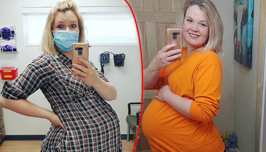 Evlendiğinden beri her yıl hamile: Hedef 14 kişilik bir aile