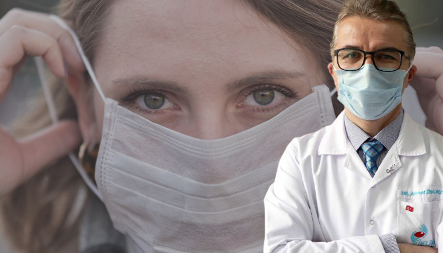 Koronavirüste Türkiye mutasyonu var mı Bu soruya yanıt verdi, çift maske takın dedi