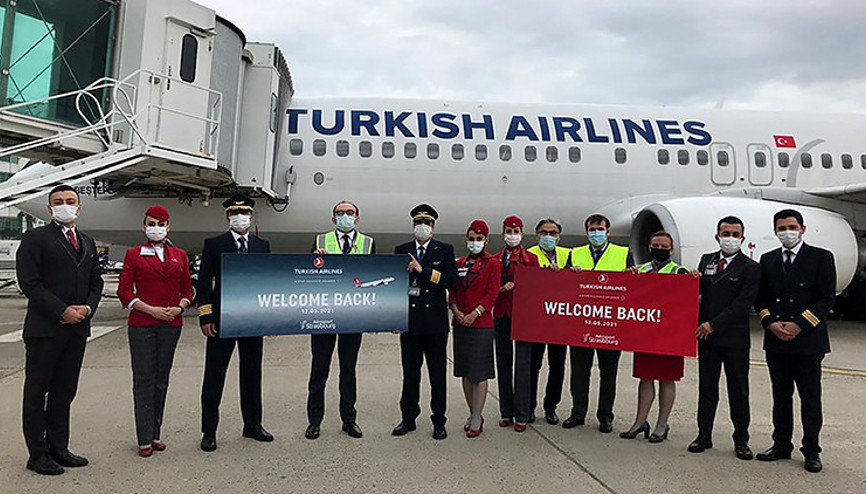 THYnin İstanbul-Strazburg seferleri yeniden başladı