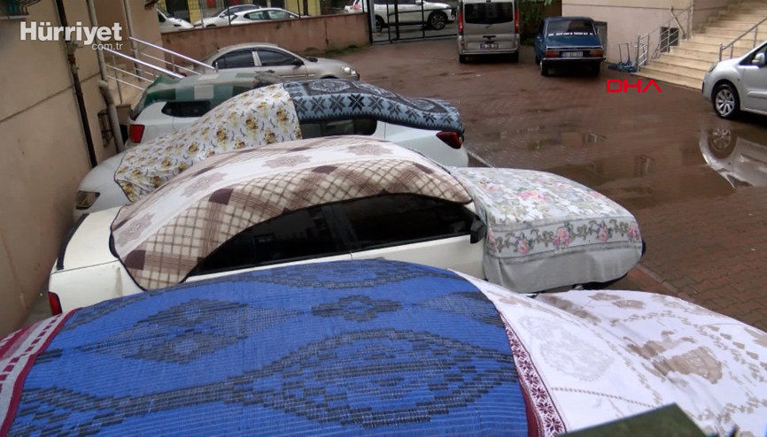 Anadolu Yakasında doluya karşı halılı bataniyeli önlem