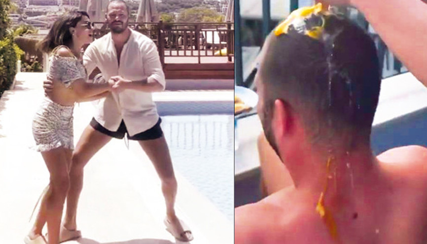 Çağan Atakan Arslan ve eşi Serap Korkmazın eğlenceli anları...