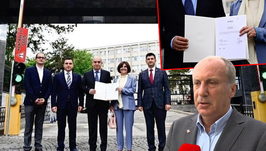 Son dakika... Muharrem İnce parti kuruluş dilekçesini İçişleri Bakanlığına verdi Memleket Partisi kuruldu Son dakika... Muharrem İnce parti kuruluş dilekçesini İçişleri Bakanlığına verdi Memleket Partisi kuruldu