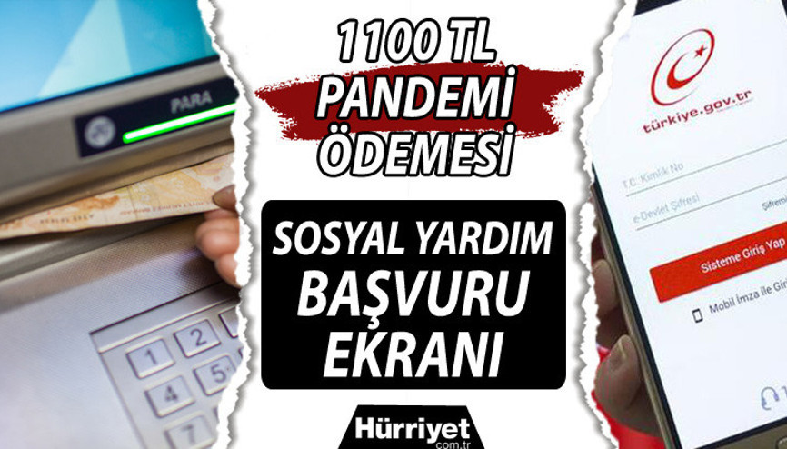 1100 TL pandemi yardımı (sosyal yardım) başvurusu nasıl yapılır, kimleri kapsar E-Devletten T.C kimlik no ile başvuru ve sonuç sorgulama ekranı 1100 TL pandemi yardımı (sosyal yardım) başvurusu nasıl yapılır, kimleri kapsar E-Devletten T.C kimlik no ile başvuru ve sonuç sorgulama ekranı