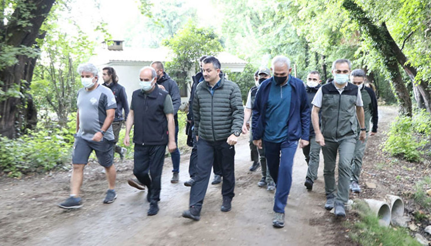 Bakan Pakdemirli, Muğladaki ekoturizm rotasında inceleme yaptı