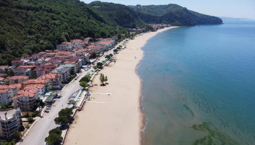 Bartında İnkum plajı mavi bayrak aldı