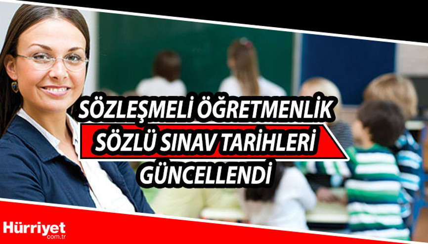 MEB duyurdu: Sözleşmeli öğretmenlik sözlü sınav tarihleri değişti İşte 20 bin sözleşmeli öğretmen alımı yeni mülakat tarihleri