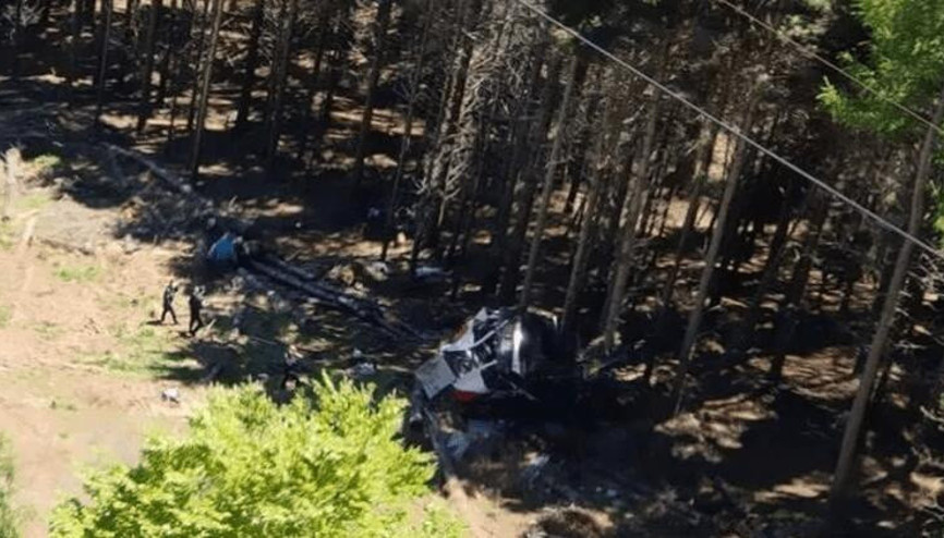 İtalyada teleferik kabini düştü: Çok sayıda ölü var