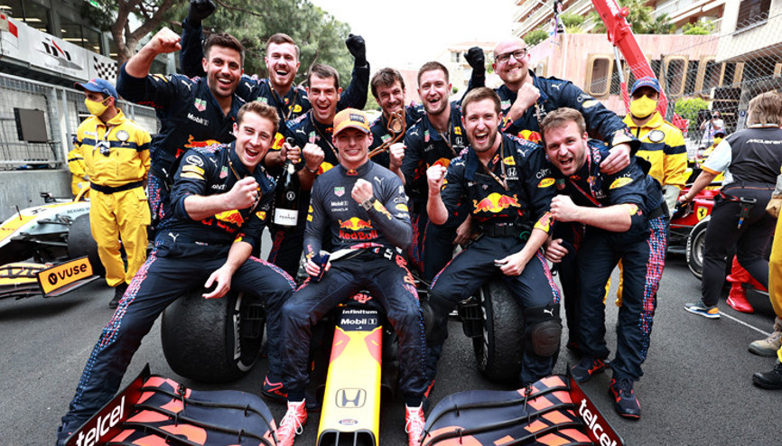 F1 Monako Grand Prixsinde zafer Versatppenin
