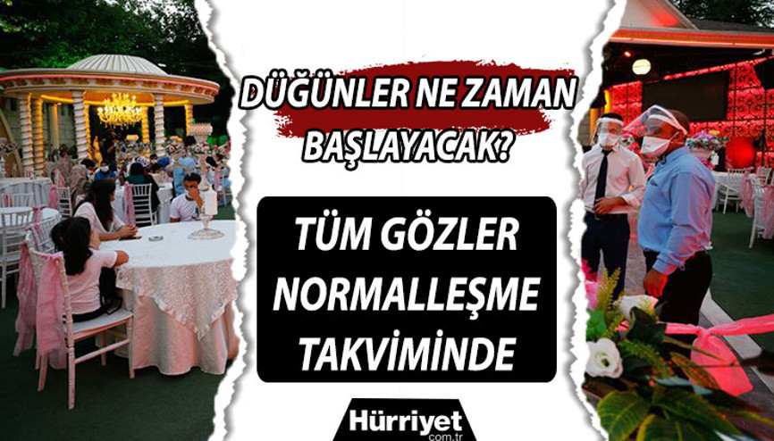 Düğünler ne zaman başlayacak ve kaç saat olacak Düğün salonları ne zaman açılacak 1 Haziran detayı