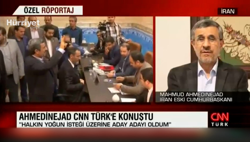 Mahmud Ahmedinejad CNN Türke konuştu Mahmud Ahmedinejad CNN Türke konuştu