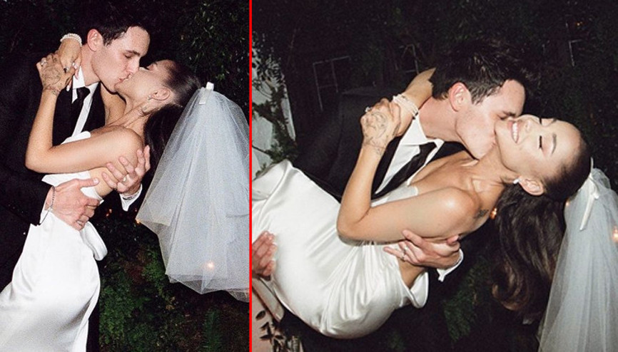 Ariana Grande ile Dalton Gomezin kapalı kapılar ardındaki düğününden ilk kareler