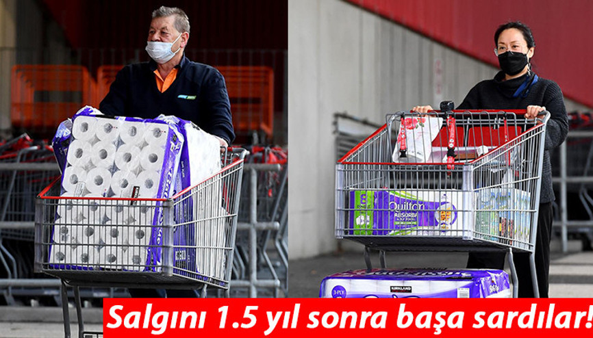 Avustralyada kapanma paniği... Marketlere hücum ettiler, dakikalar içinde tükettiler Avustralyada kapanma paniği... Marketlere hücum ettiler, dakikalar içinde tükettiler