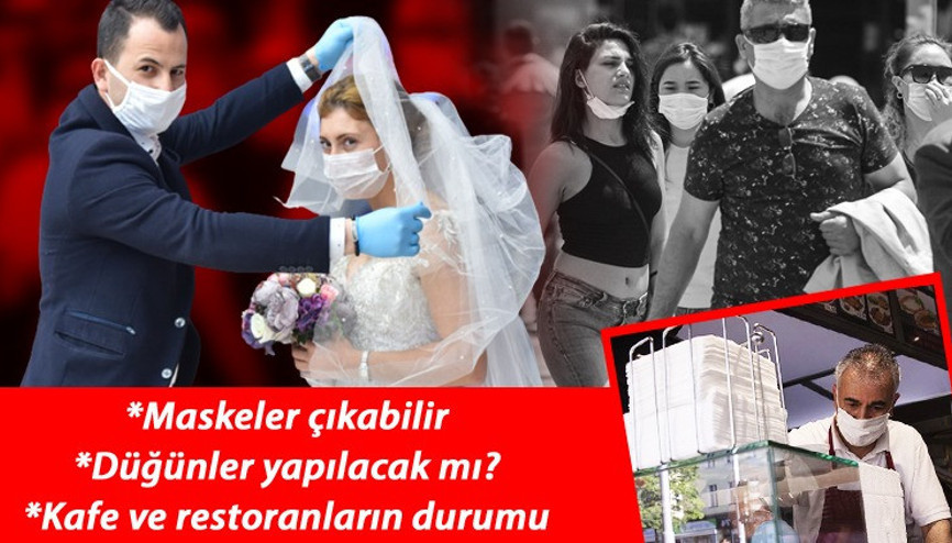 Son dakika haberler: 1 Haziran normalleşme planı nasıl olacak Düğünler yapılacak mı.. Maskeler çıkıyor mu İşte masadaki konular...