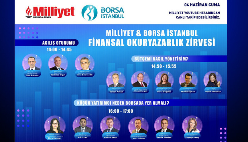 Milliyet Gazetesi ve Borsa İstanbul iş birliğiyle Finansal Okuryazarlık Zirvesi Milliyet Gazetesi ve Borsa İstanbul iş birliğiyle Finansal Okuryazarlık Zirvesi