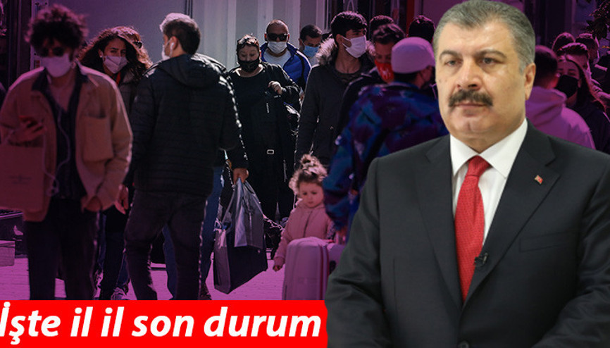 Son dakika haberler: Koronavirüs tablosunda illerin son durumu açıklandı.. İşte vaka sayısı azalan ve artan şehirler..