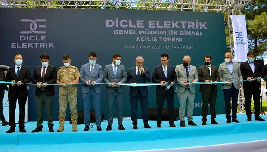 Dicle Elektrikin yeni genel müdürlük binası törenle hizmete girdi