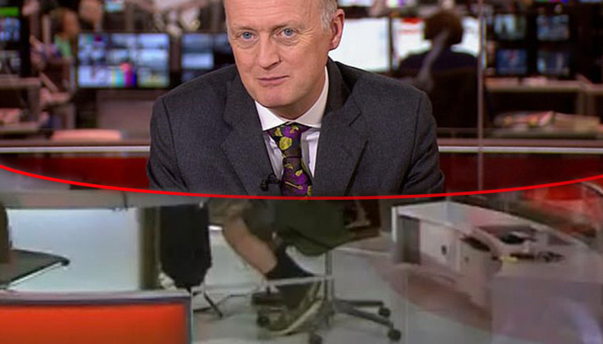 Dünya bu görüntüleri konuşuyor... BBC sunucusu yayına şortla çıktı