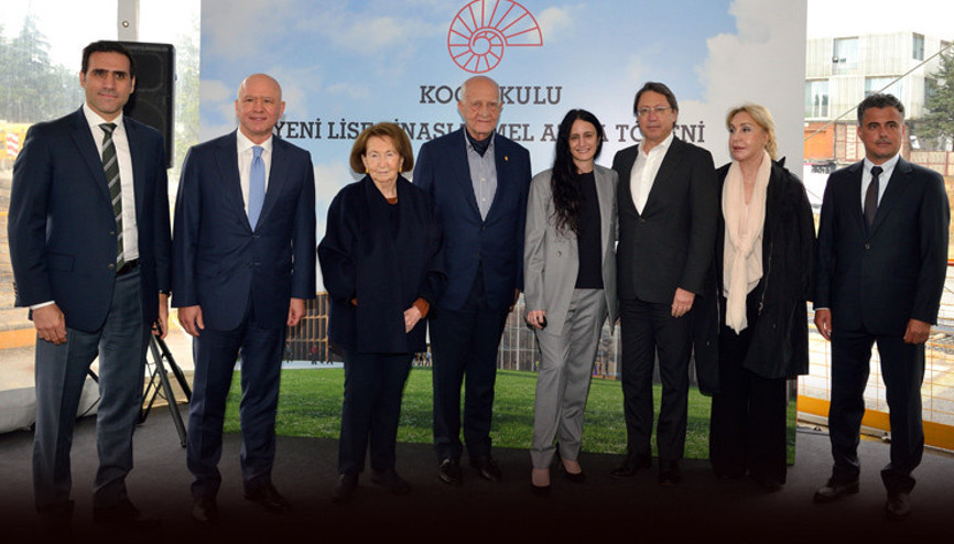 Koç Okulu yeni lise binasının temeli atıldı