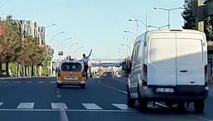 Takside tehlikeli yolculukta şoföre 140 lira ceza
