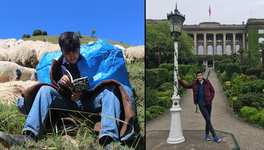 Çobanlık yaparken Robert Lisesini kazandı... Mahir Gündoğdunun hedefinde şimdi sırada Tilburg Üniversitesi var Çobanlık yaparken Robert Lisesini kazandı... Mahir Gündoğdunun hedefinde şimdi sırada Tilburg Üniversitesi var