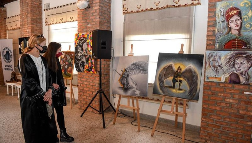 Çerkes sanatçılardan yıl dönümü sergisi