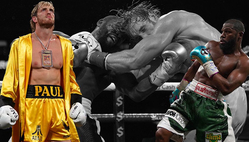 Floyd Mayweather - Logan Paul maçı nefes kesti Kariyerinde bir ilki yaşadı...