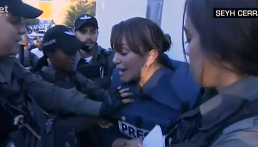 El Cezireye polis müdahalesi