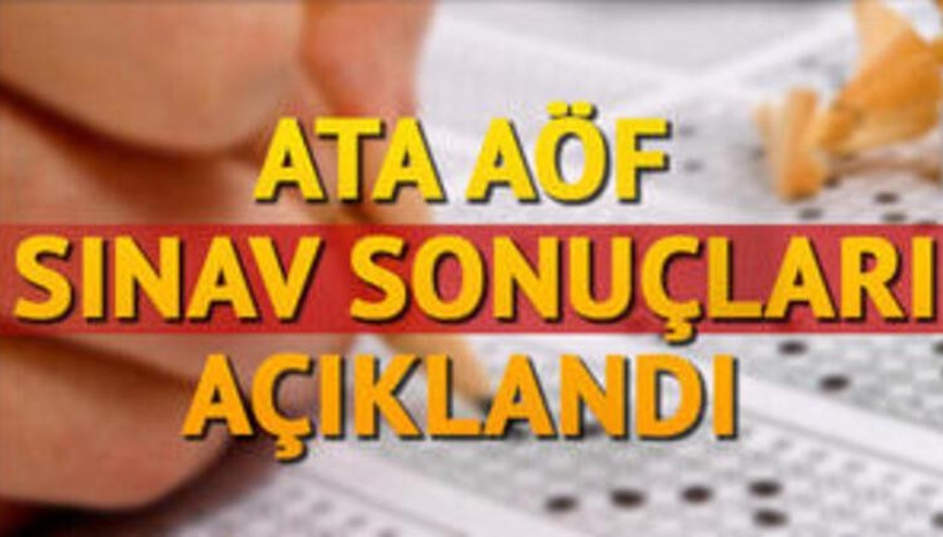 ATA AÖF final sınavı sonuçları açıklandı... ATA AÖF OBS sınav sonucu sorgulama ekranı 10 Haziran 2021