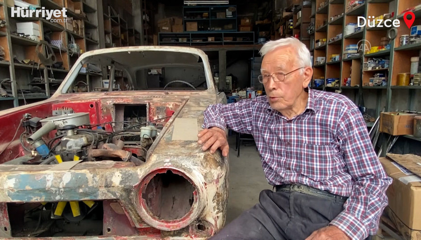 Anadol otomobiller Dede Suatın elinde hayat buluyor