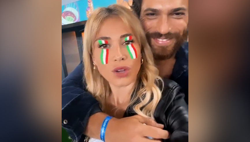 Diletta Leotta ve Can Yamandan İtalya-Türkiye paylaşımı
