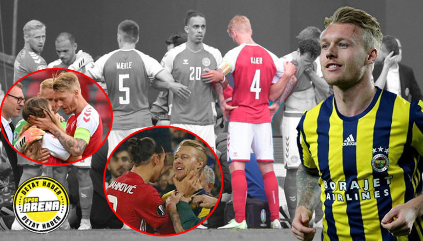 Son dakika... Christian Eriksenin hayati mücadelesine Simon Kjaer damgası Önce ilk yardım yaptı, sonra eşine destek oldu