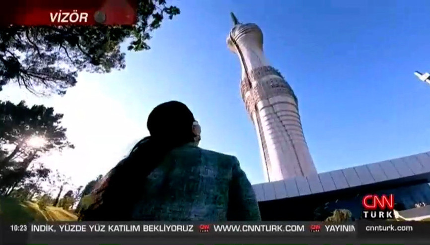 CNN TÜRK, Ulaştırma Bakanıyla Çamlıca Kulesinde