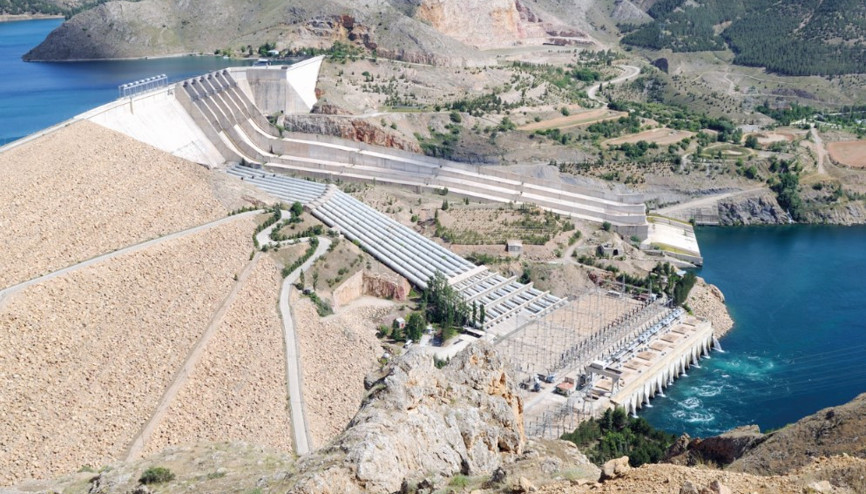 Keban barajında yerli mühendislik devrede