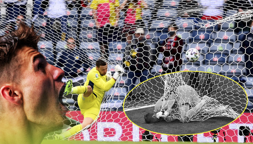 Son Dakika: EURO 2020de Patrick Schick 1980den bu yana en uzak mesafeden atılan gole imza attı (İskoçya - Çekya)