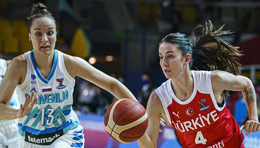 A Milli Kadın Basketbol Takımı, Slovenyaya kaybetti