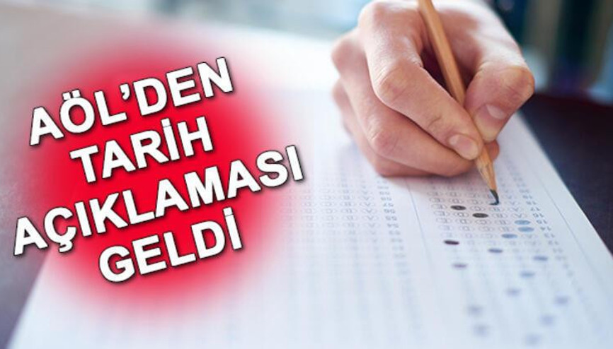 Açık Lise sınavı ne zaman İşte AÖL sınav takviminde son durum